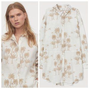 H&M x Desmond & Dempsey Linen-Blend Shirt
